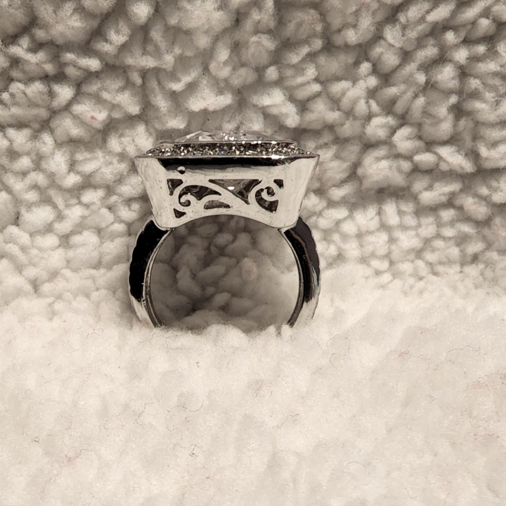 Rectangular  Cocktail ring - Picture 4 of 5